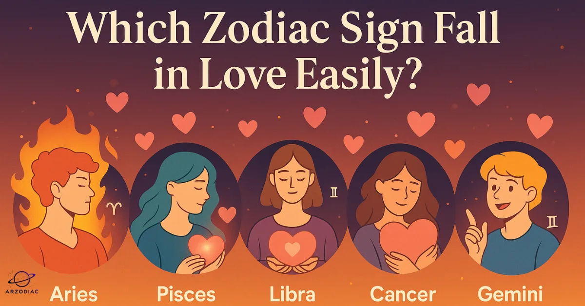 Which Zodiac Sign Fall in Love Easily?


