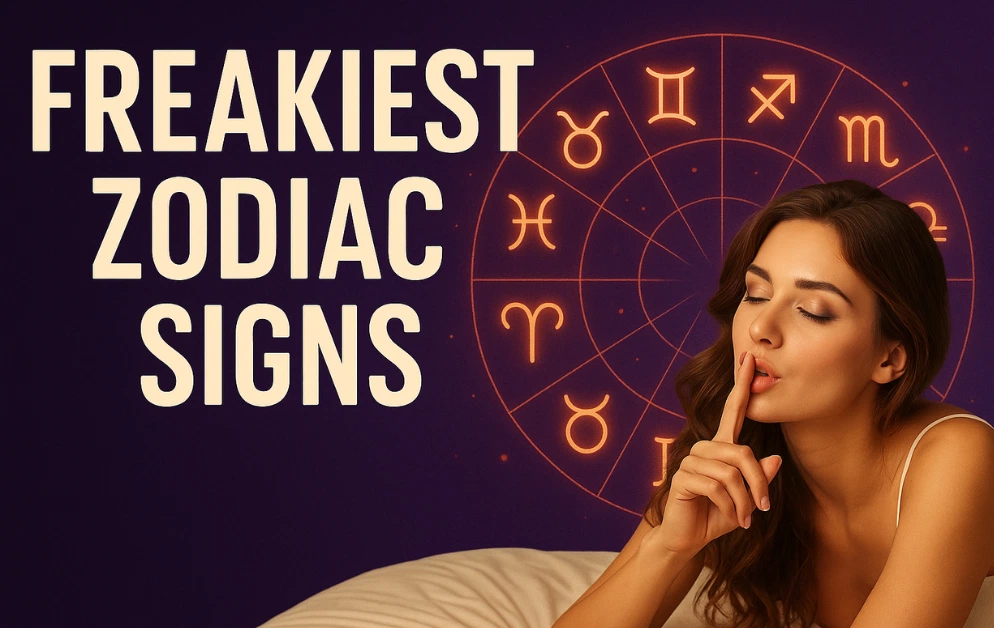Image Represting Freakiest Zodiac Signs Title and Zodiac Theme
