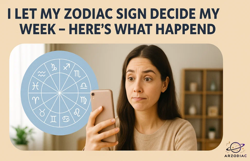 I let my Zodiac Sign Decide My Week