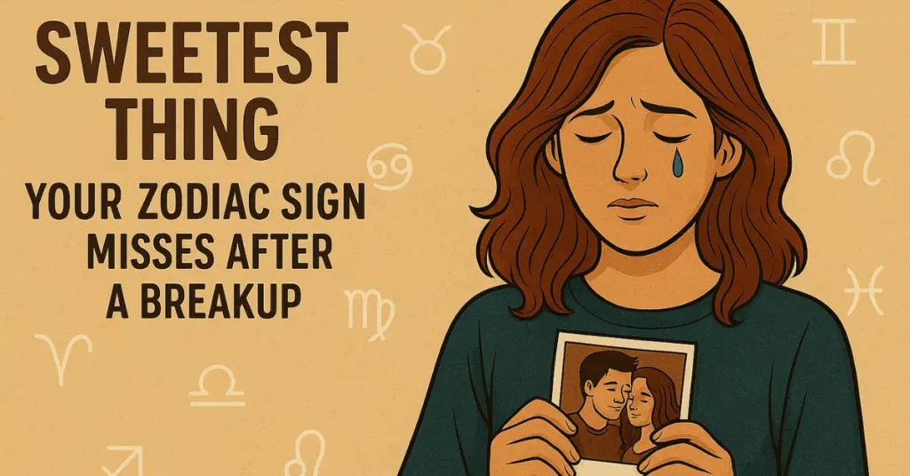 Sweetest Thing Your Zodiac Sign Misses After a Breakup