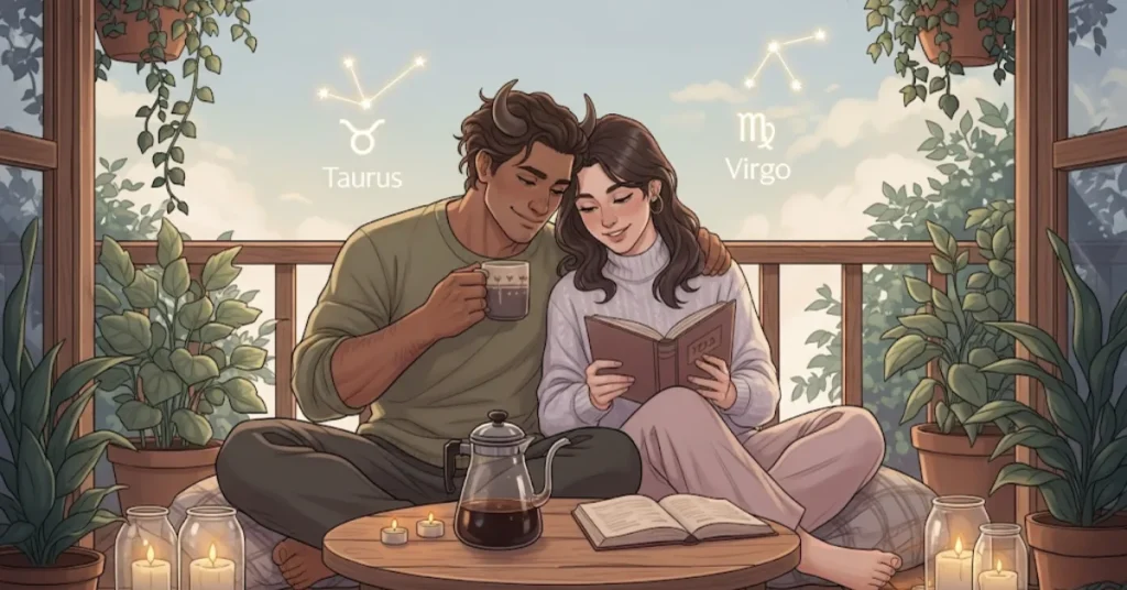 Showcasing Taurus and Virgo as the practical optimists
