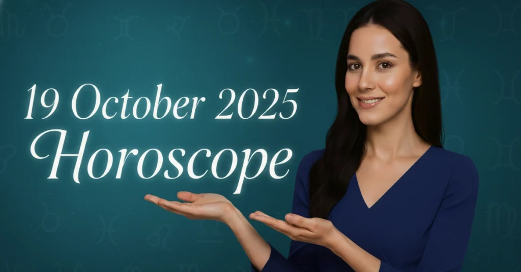 19 October 2025 Horoscope