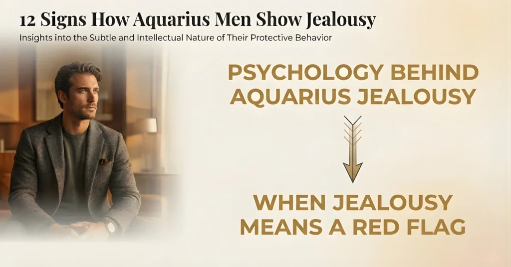 12 Signs How Aquarius Men Show Jealousy