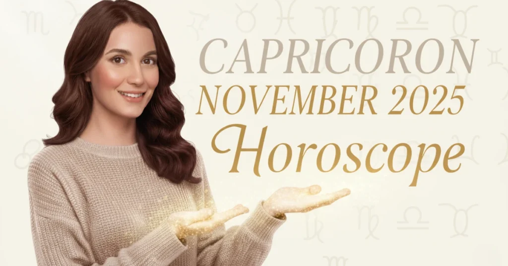 Capricorn November 2025 Horoscope