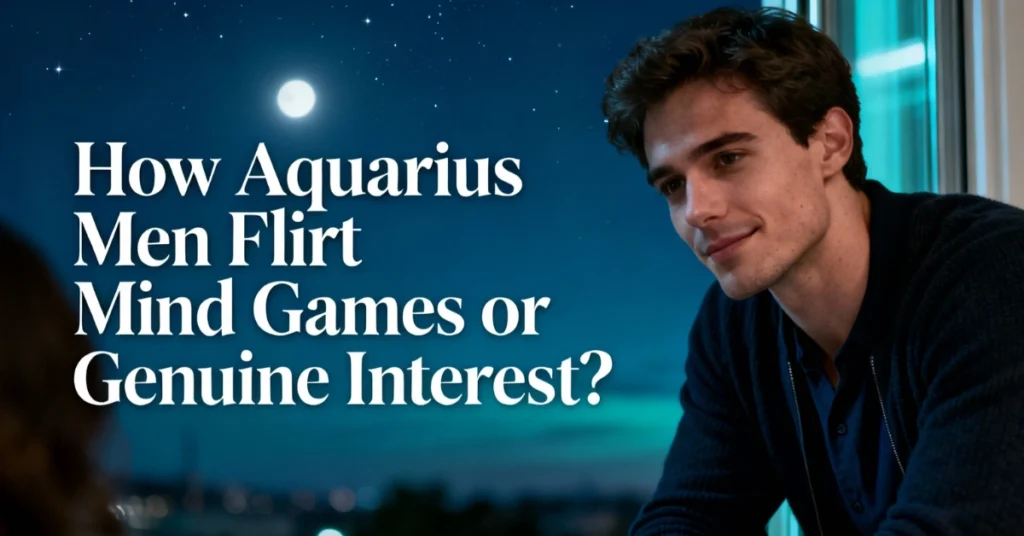 How Aquarius Men Flirts