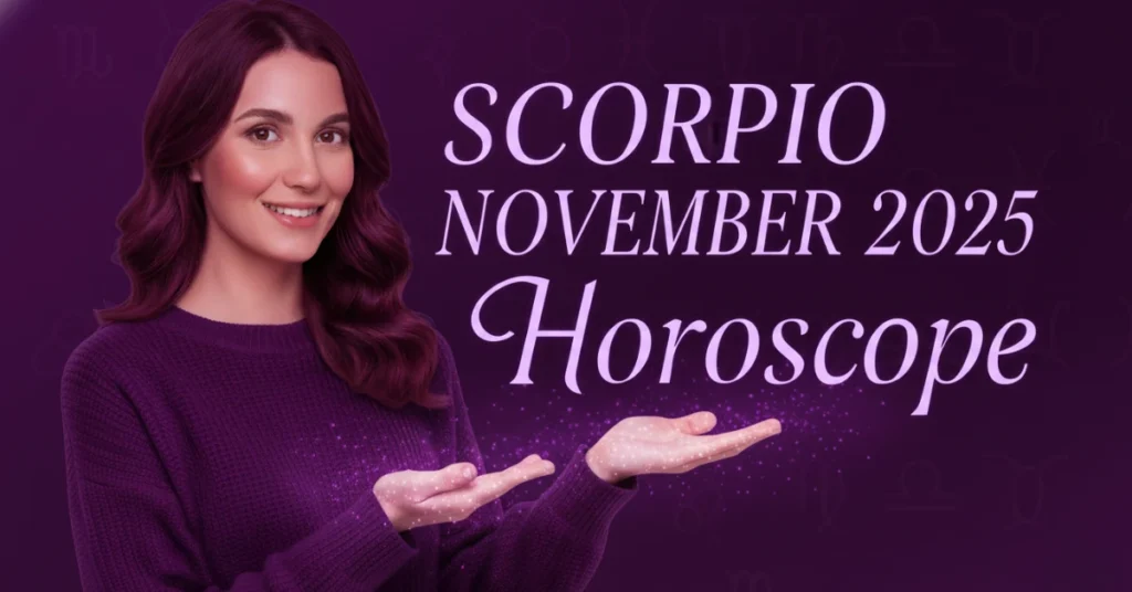 Scorpio November 2025 Horoscope
