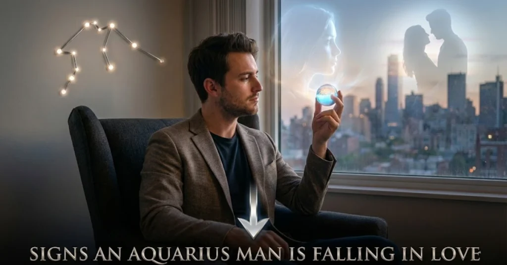 Signs an Aquarius Man Is Falling in Love