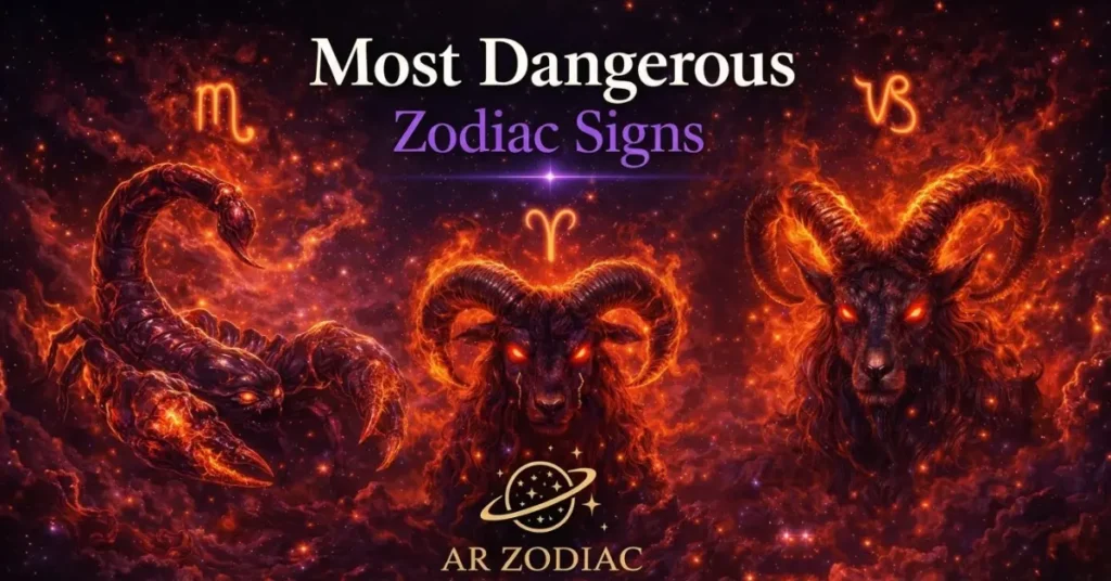 Most Dangerous Zodiac Signs ranked by intensity and behavior