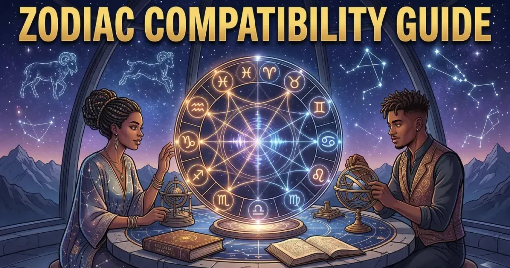 Zodiac Compatibility chart between astrology signs