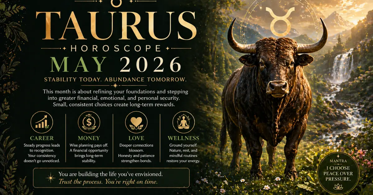 Taurus May 2026 Horoscope Themes
