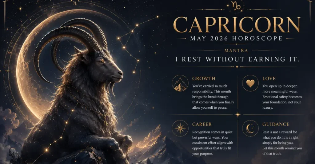 Capricorn Horoscope May 2026